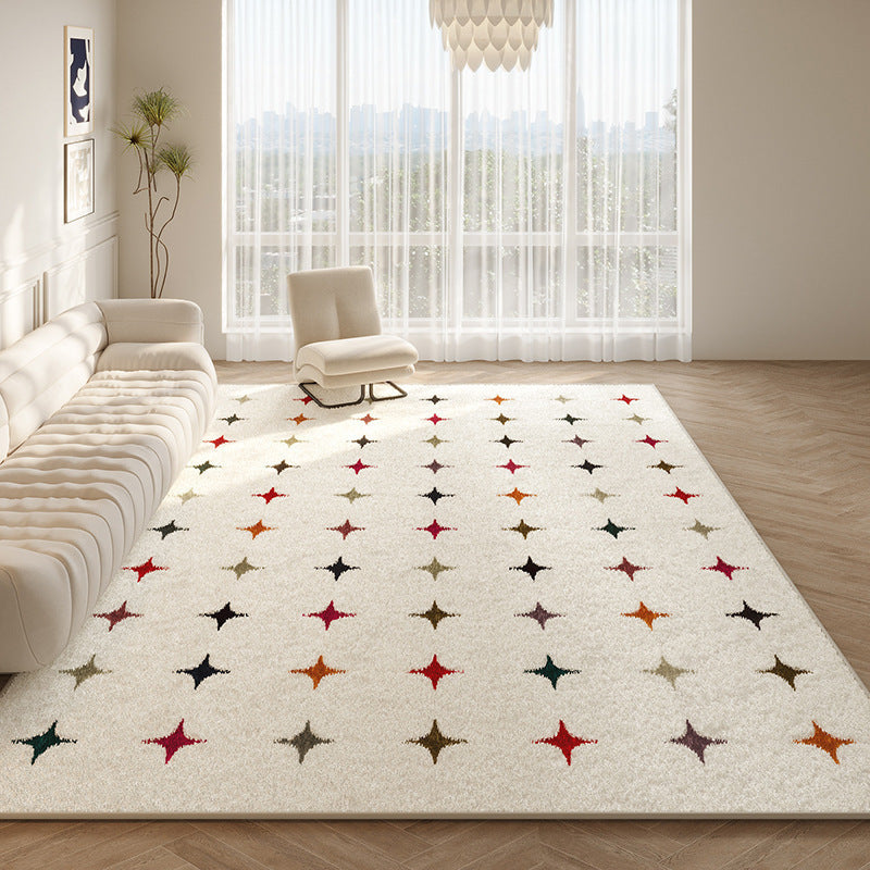 Artistic Polka Dot Area Rug for Home Decor