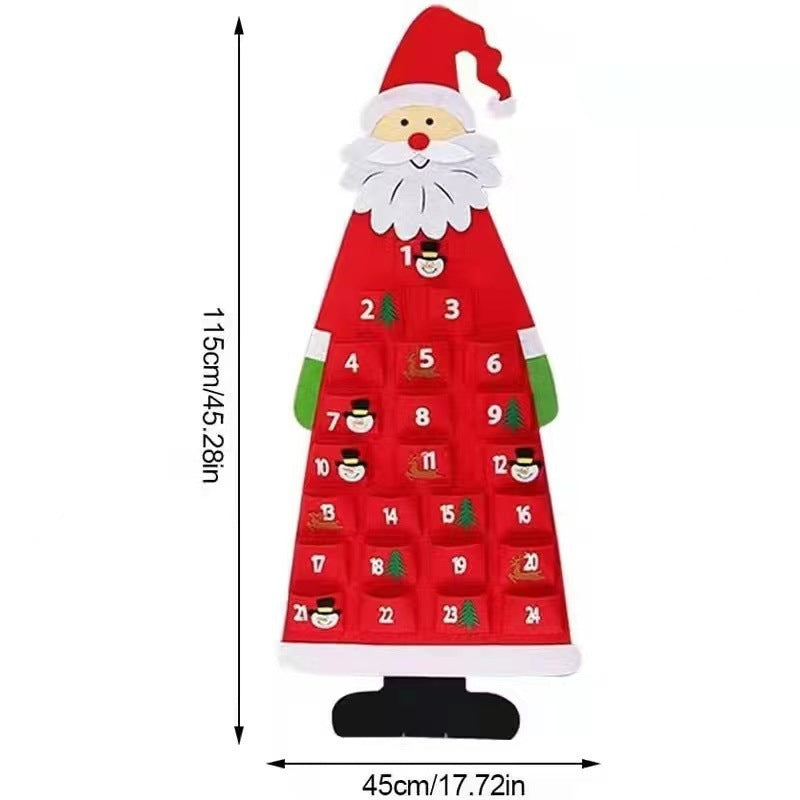 Christmas Advent Calendar Wall Hanging Kalsten