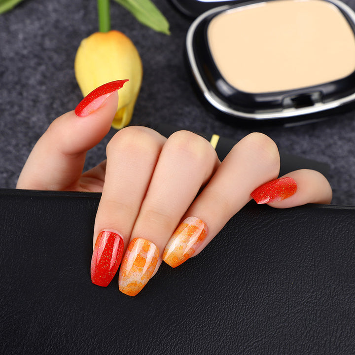 Luxury glitter design artificial nails Kalsten