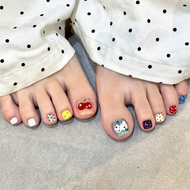 Creative Cartoon-Inspired Press-On Nail Collection