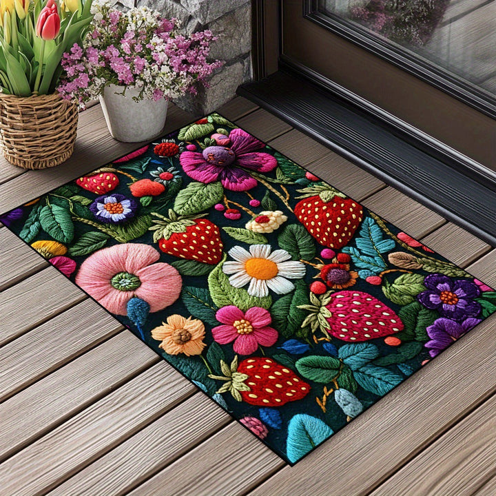 Leaf Design Outdoor Entrance Mat Kalsten