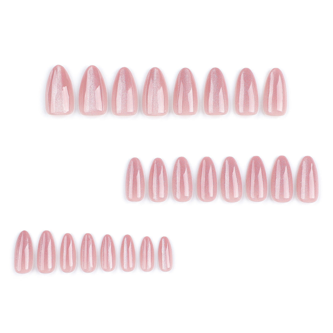 Elegant Artificial Nails with High Gloss Finish Kalsten