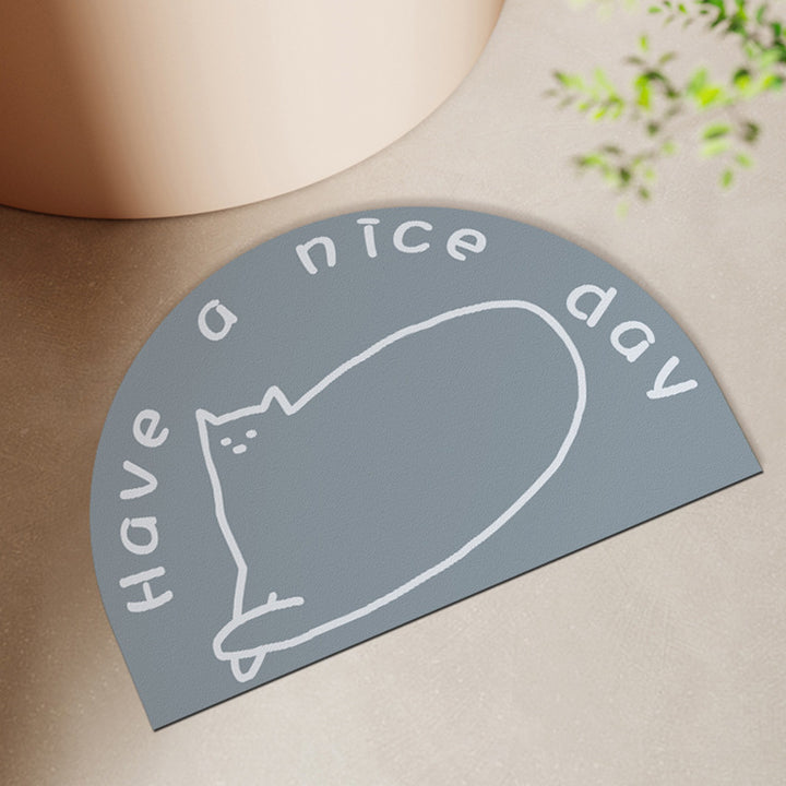 Round Bath Mat Kalsten