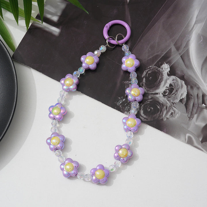 Floral Beaded Phone Chain kalsten