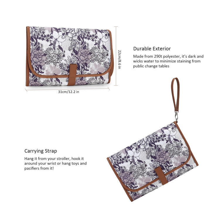 Small Shoulder Bag with Floral Patterns Kalsten