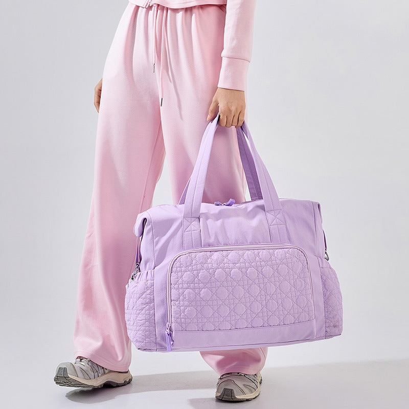 Multifunctional Quilted Gym Tote