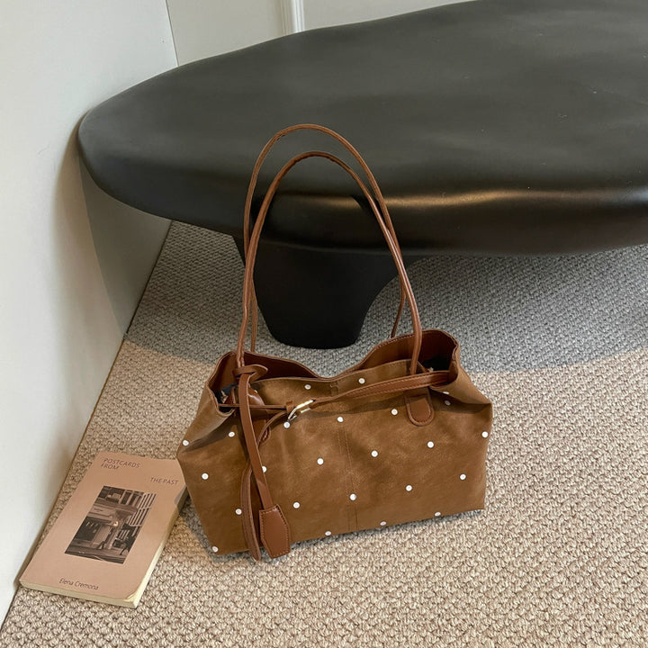 Stylish Suede Tote Bag