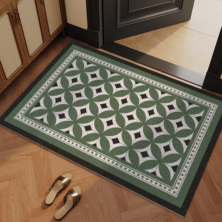 Elegant Geometric Pattern Entrance Mat