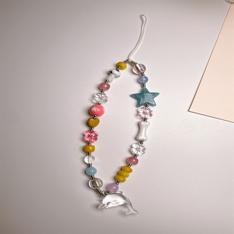 Whimsical Bead Charm Necklace Kalsten