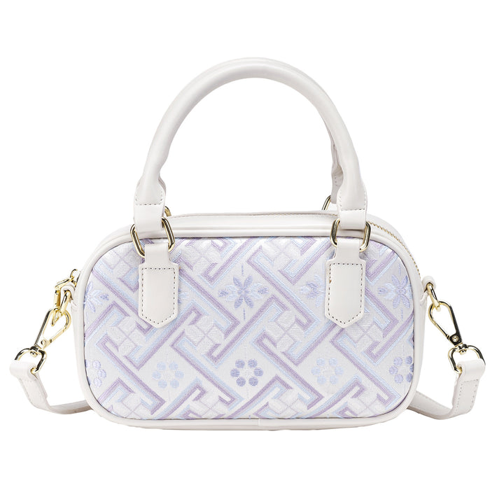 Elegant Embroidered Crossbody Handbag