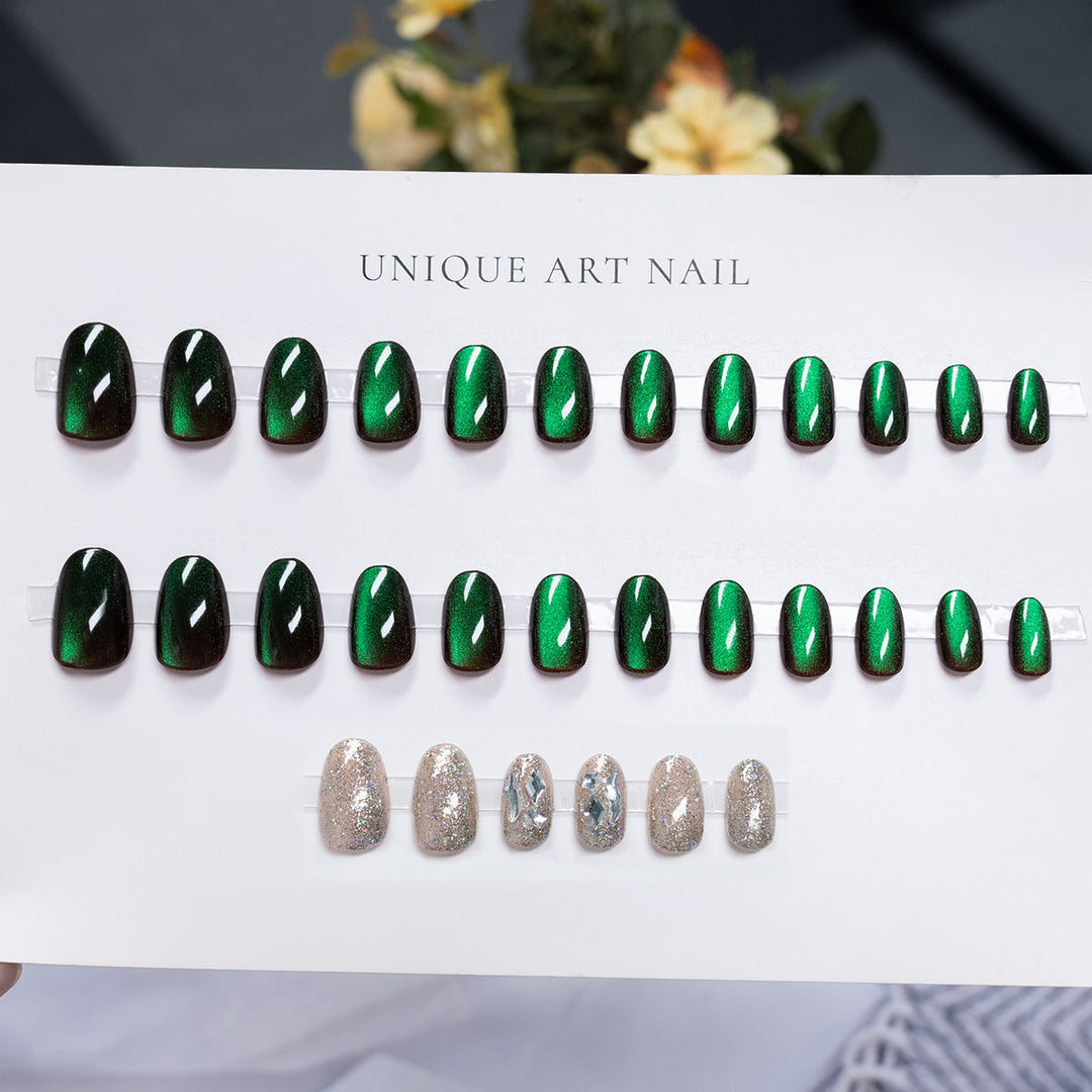 High Shine Press-On Nail Art