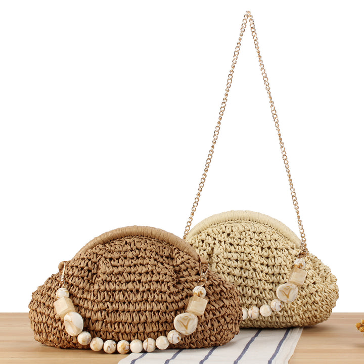 Shoulder bag with decorative shell design Kalsten