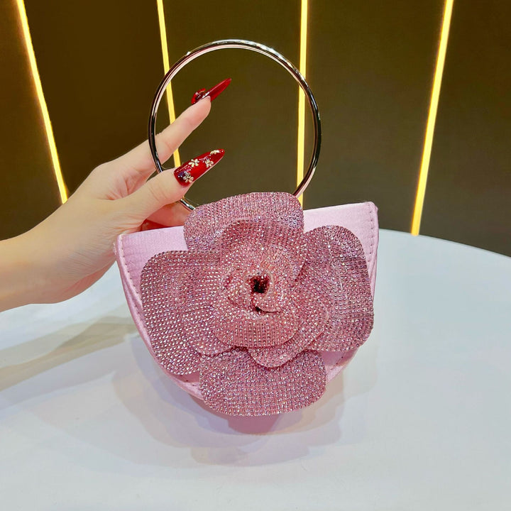Floral Embellished Evening Handbag