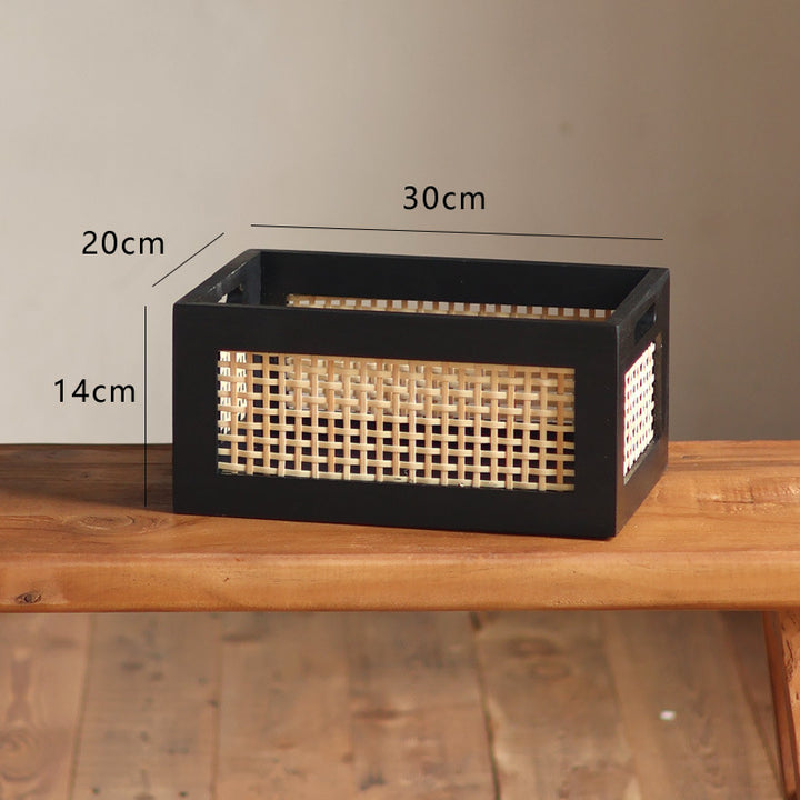 High-quality storage basket with braided design Kalsten