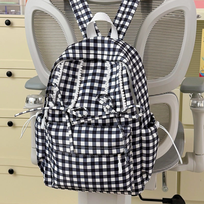 Playful Bunny-Ear Patterned Backpack Kalsten