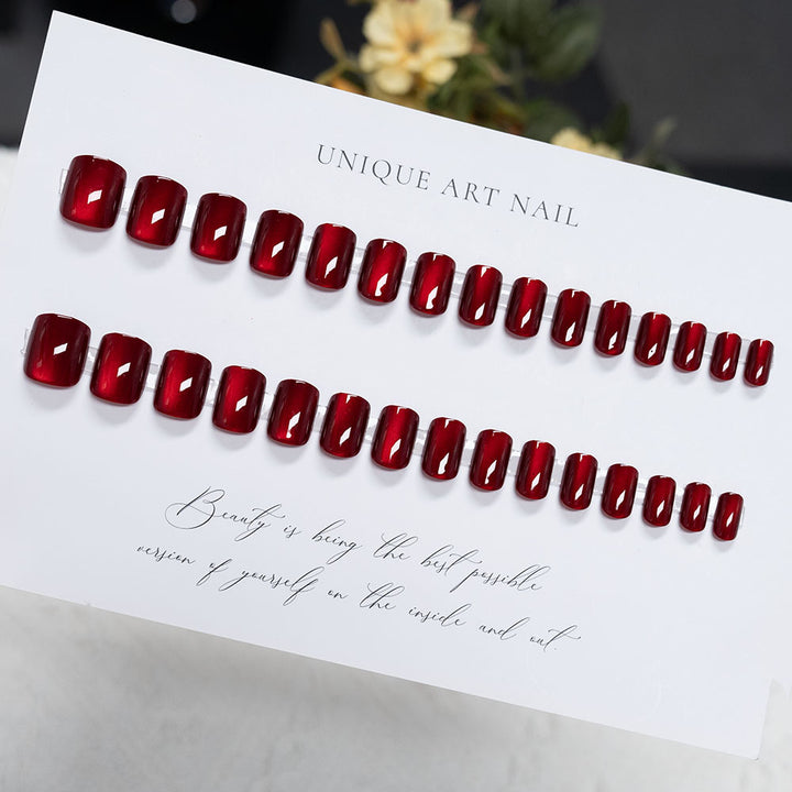 Glossy Acrylic Press-On Nail Set