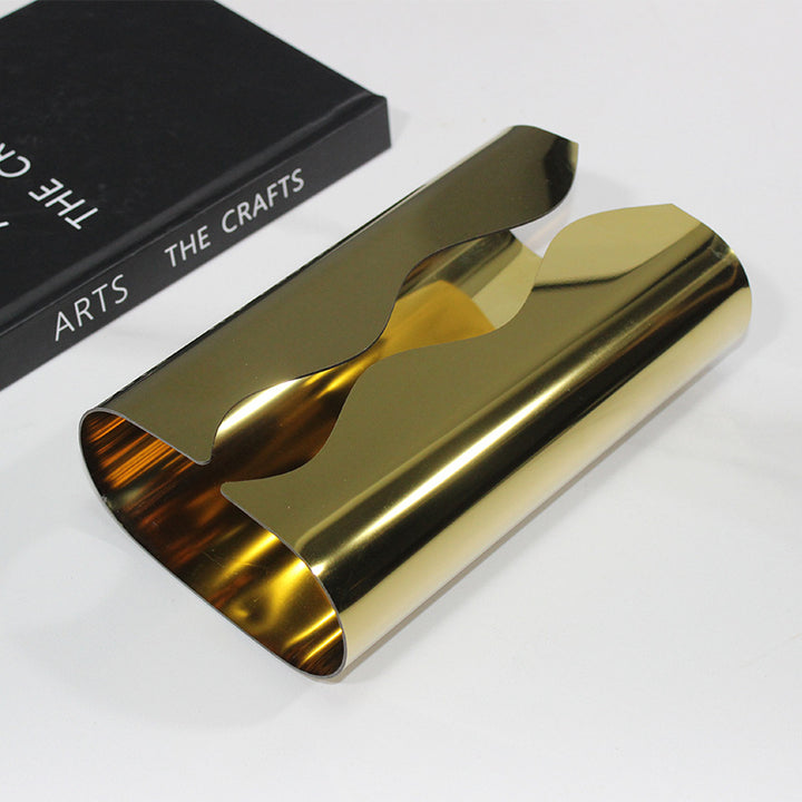 Stylish Decorative Metal Bottle Holder