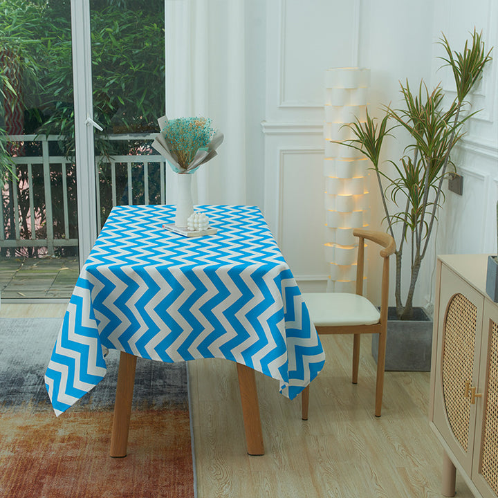 Modern Chevron Pattern Tablecloth