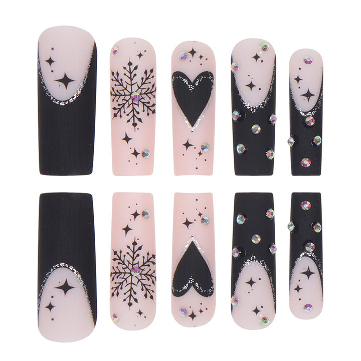 Glittery Stiletto Nail Art Set Kalsten
