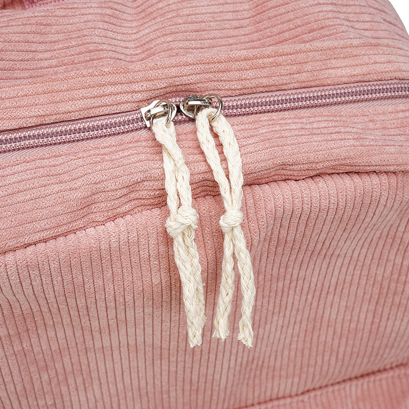 Cord Backpack with Practical Compartments Kalsten