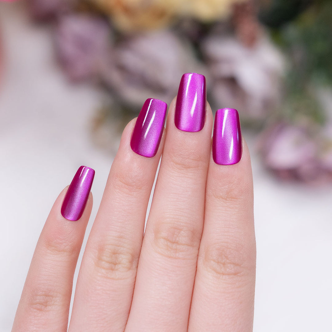 Glossy Press-On Nail Art  1791110921