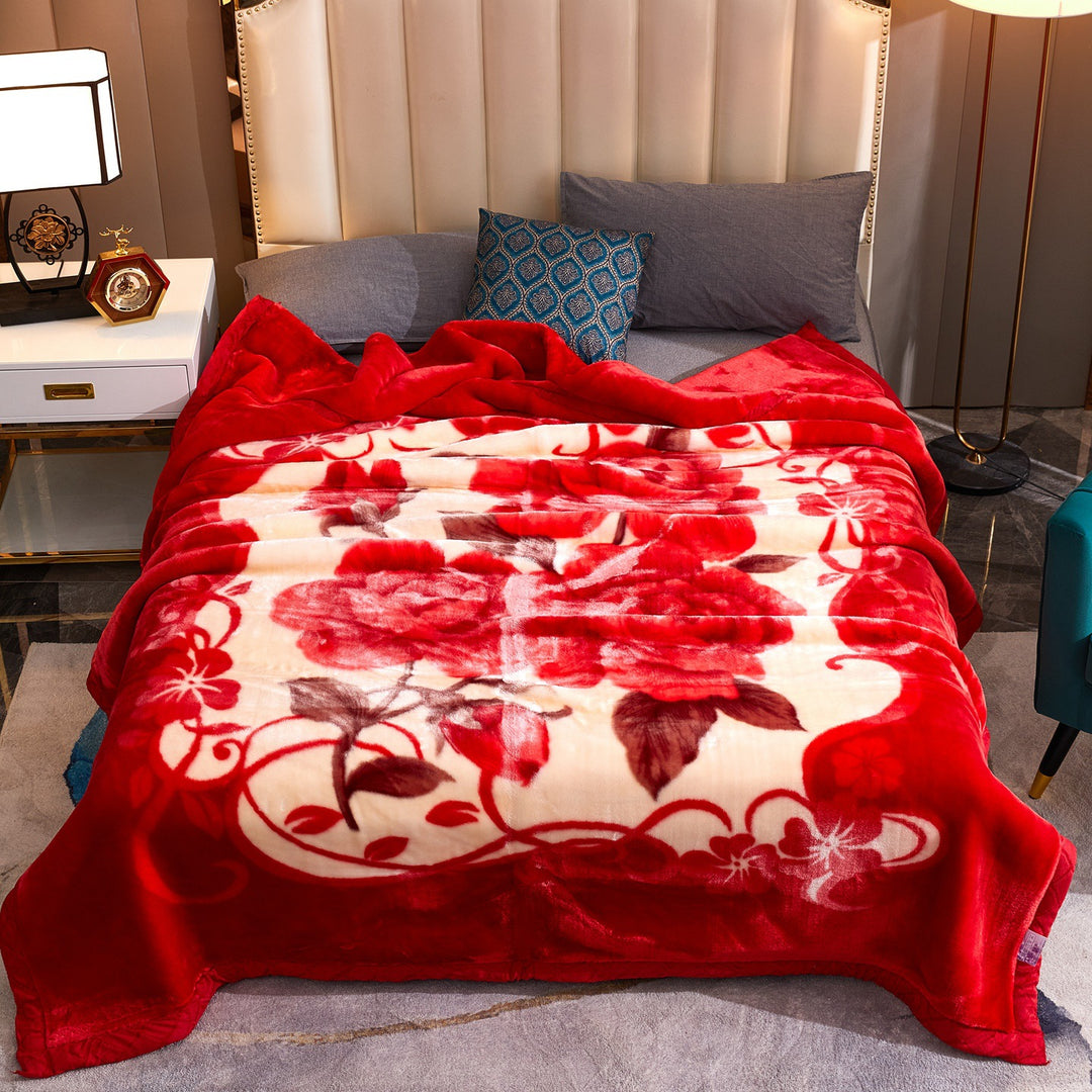 Decorative Fleece Throw Blanket Kalsten