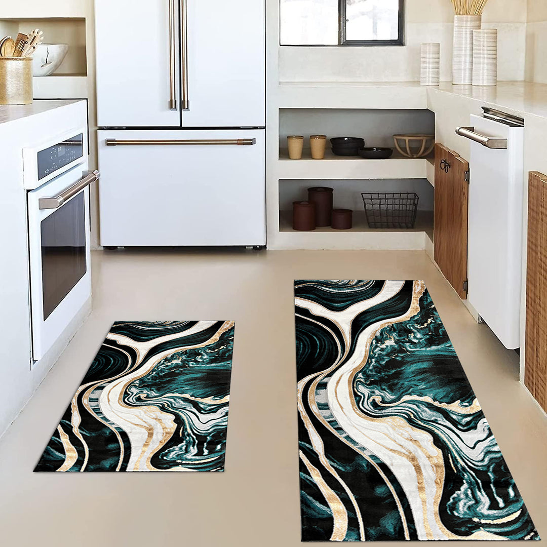 Vintage-Inspired Kitchen Mat Set Kalsten