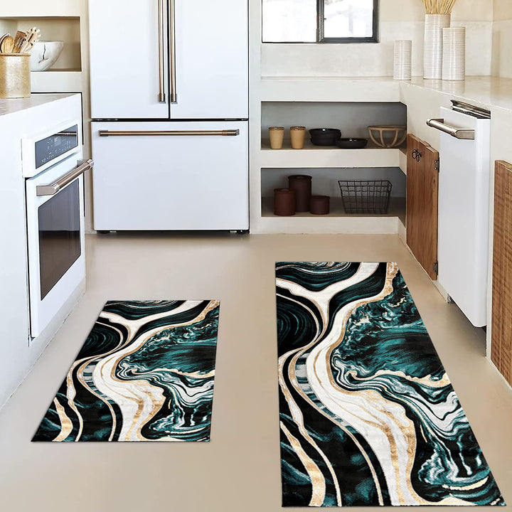 Vintage-Inspired Kitchen Mat Set Kalsten