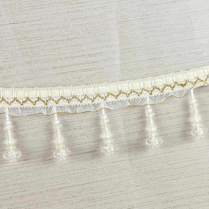 Decorative lace trim with pearls Kalsten
