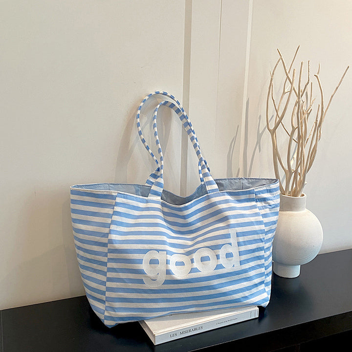 WoSpacious Canvas Beach Tote Bag Kalsten