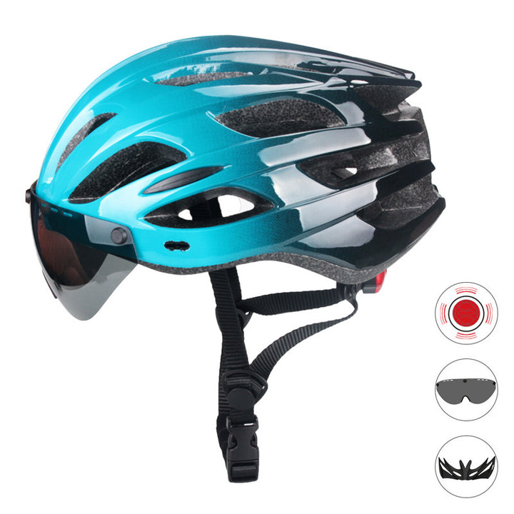 Aerodynamic Cycling Helmet with Integrated Visor Kalsten