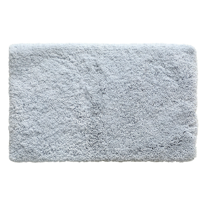 Soft Bath Mat with Striped High-Pile Surface