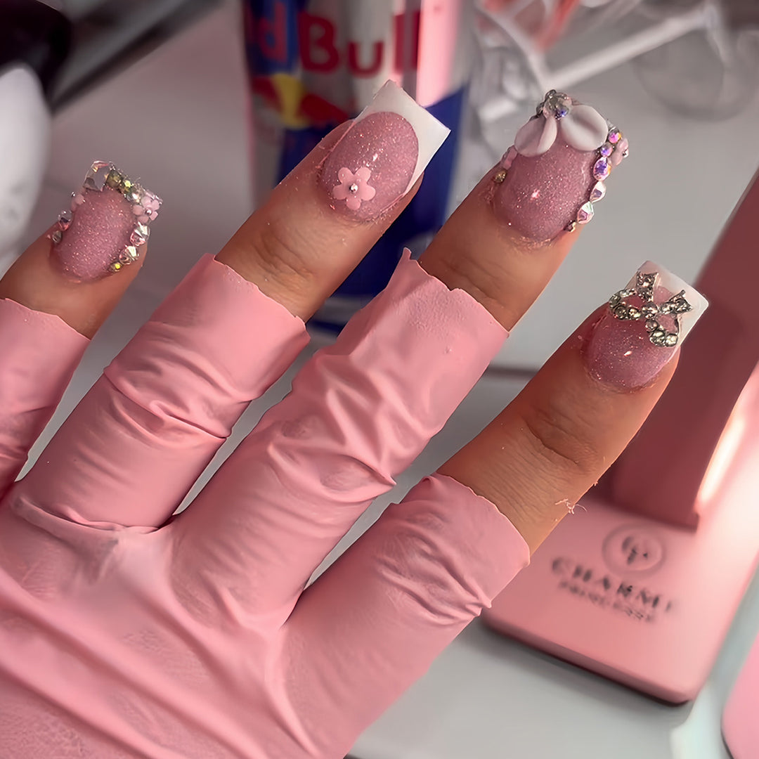 Floral Accent Nail Art Extensions Kalsten