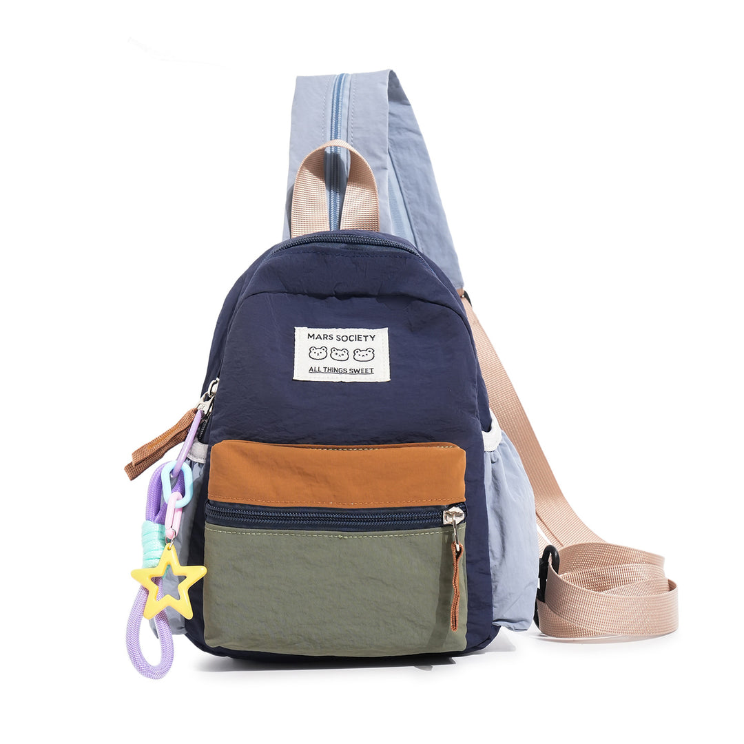 Color-Block Casual Backpack Kalsten