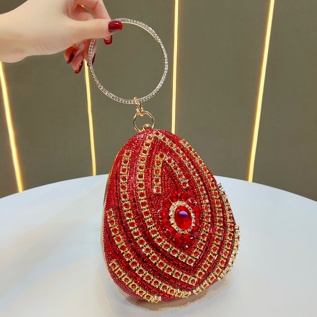 Decorative Rhinestone Handheld Clutch