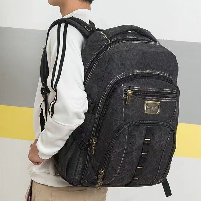 Multi-Functional Canvas Travel Backpack Kalsten