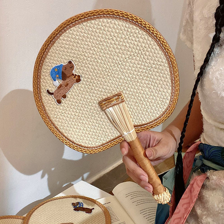 Hand fan with adorable animal design Kalsten