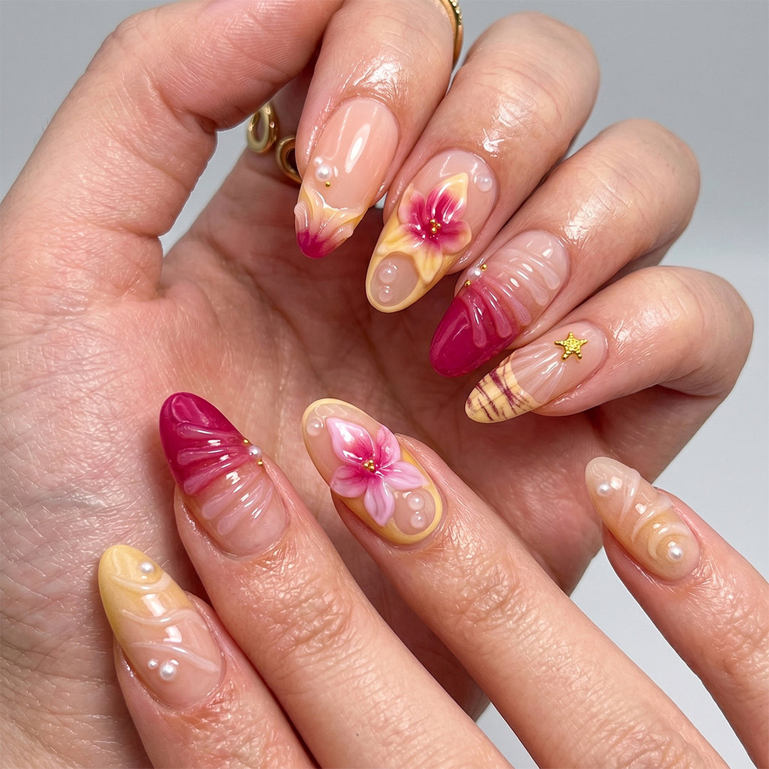 Artistic Press-On Nail Set