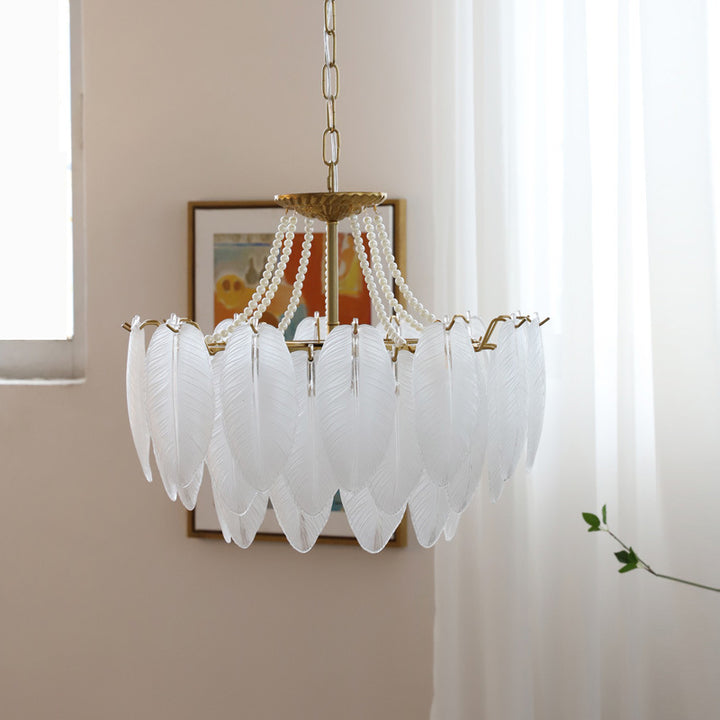 Leaf-Design Pendant Light