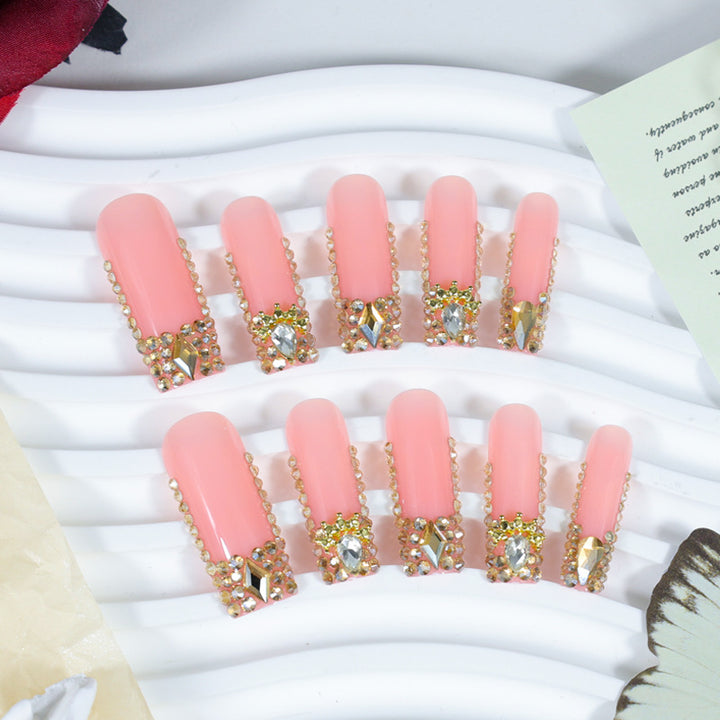 Nail art set with glamorous rhinestone accents Kalsten