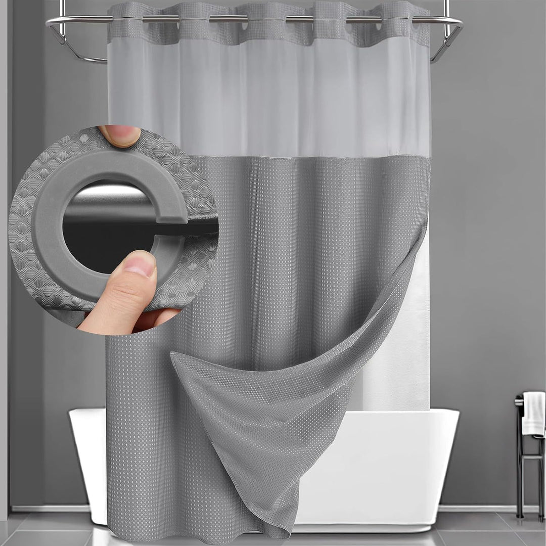 Textured Weave Shower Curtain Kalsten