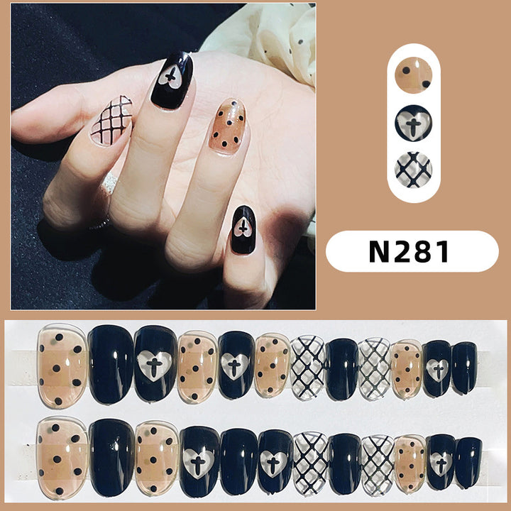 Trendy Artistic Press-On Nails