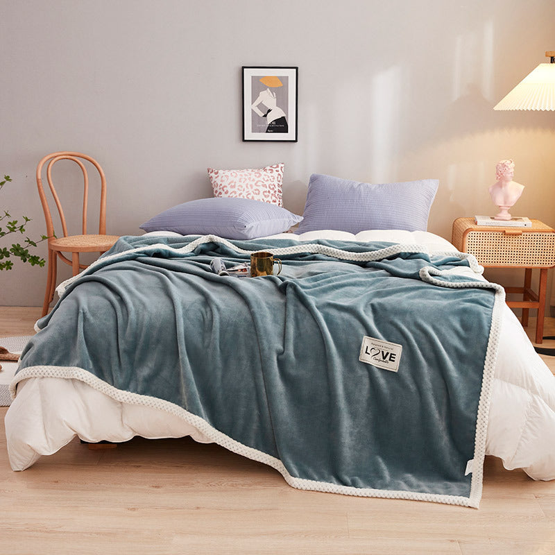 Women soft plush blanket with playful design Kalsten