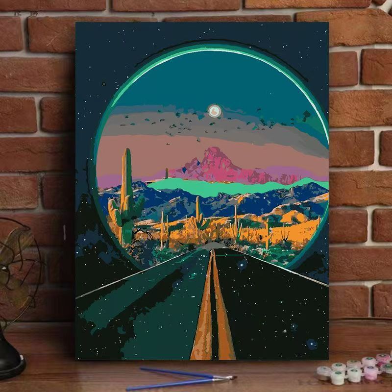 Cosmic Landscape Canvas Art Kalsten