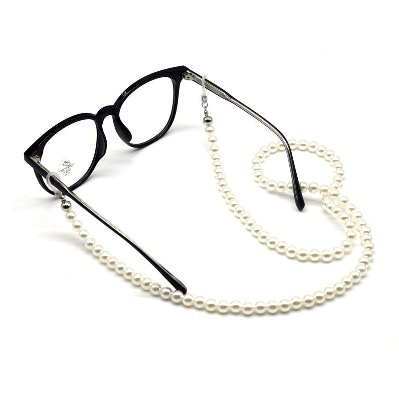 Elegant Pearl Beaded Eyewear Chain Kalsten