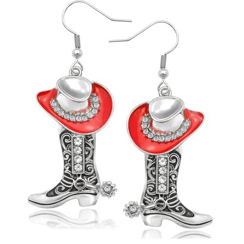 Cowboy Boot and Hat Earrings Kalsten