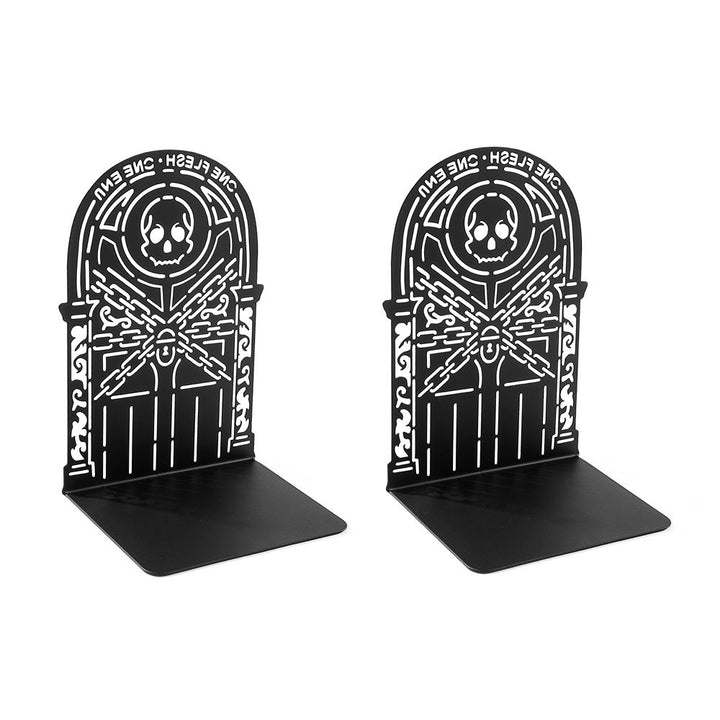 Skull Design Decorative Bookends