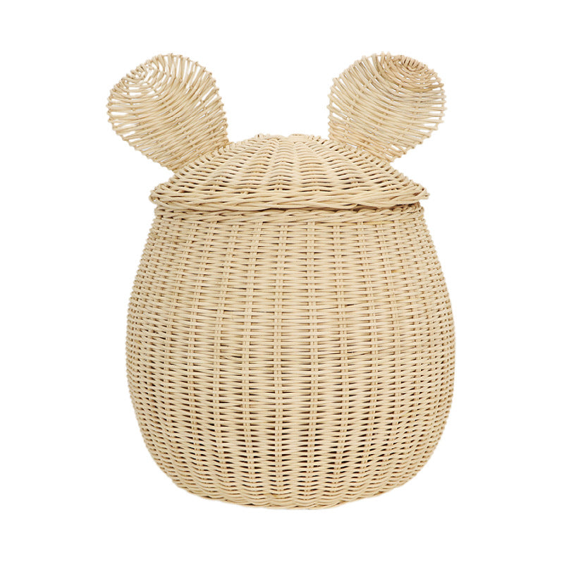 Playful storage basket with animal ears Kalsten