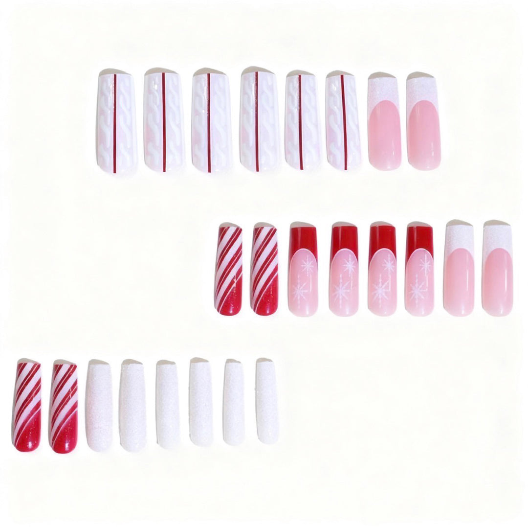 Festive Acrylic Nail Art Extensions Kalsten