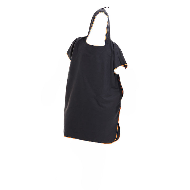 Women's Hooded Poncho made of soft Microfiber Fabric Kalsten
